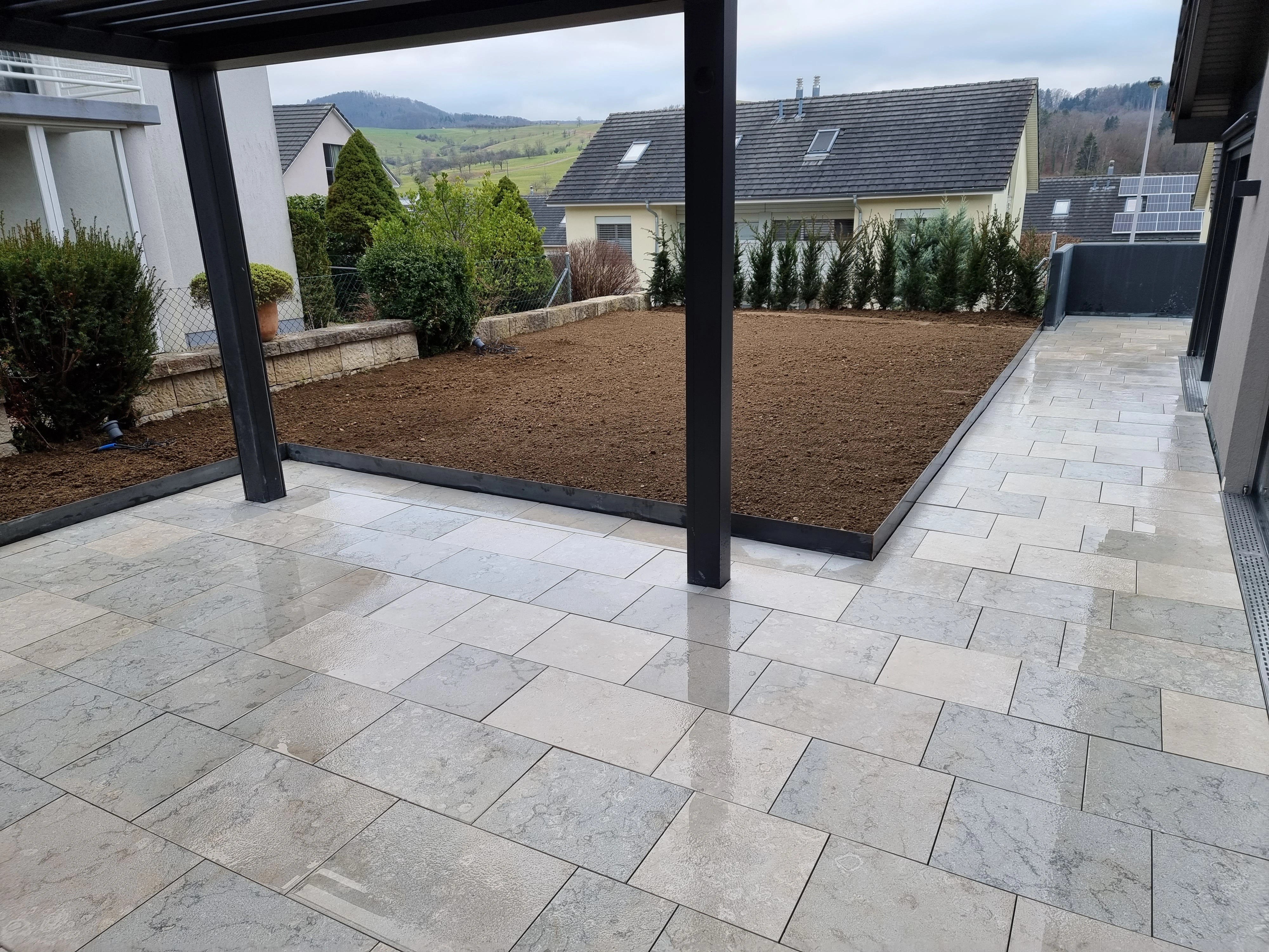 terrassenbau gartenservice platenleger