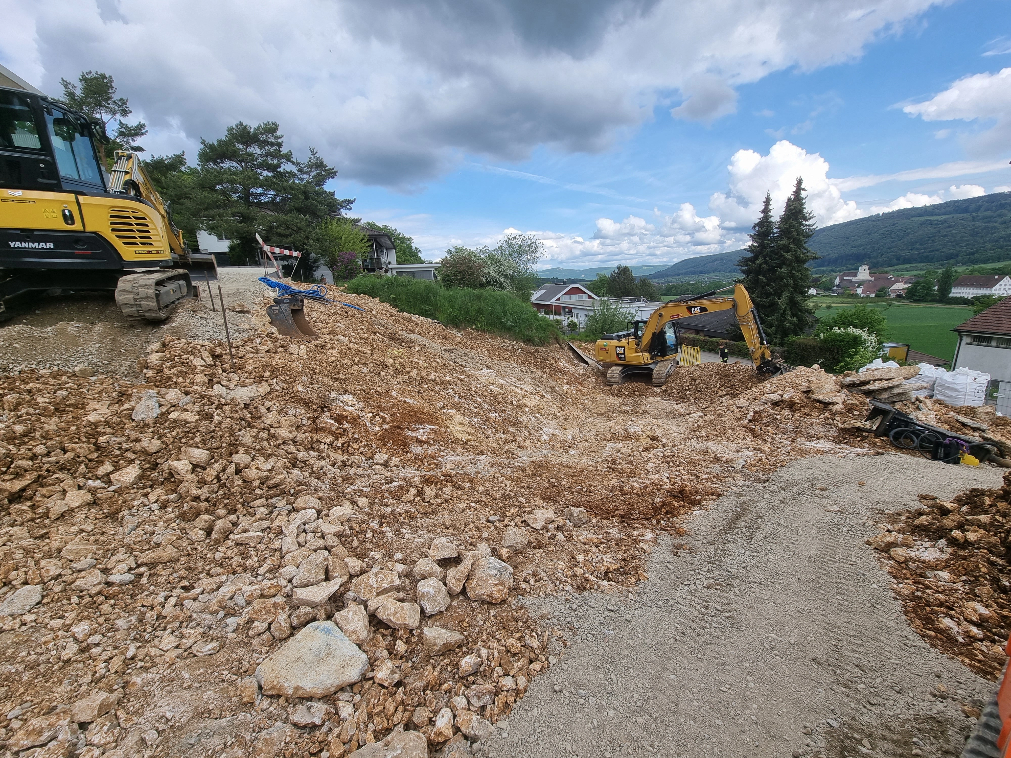 gartengestqaltung aushub baustelle baufirma basel